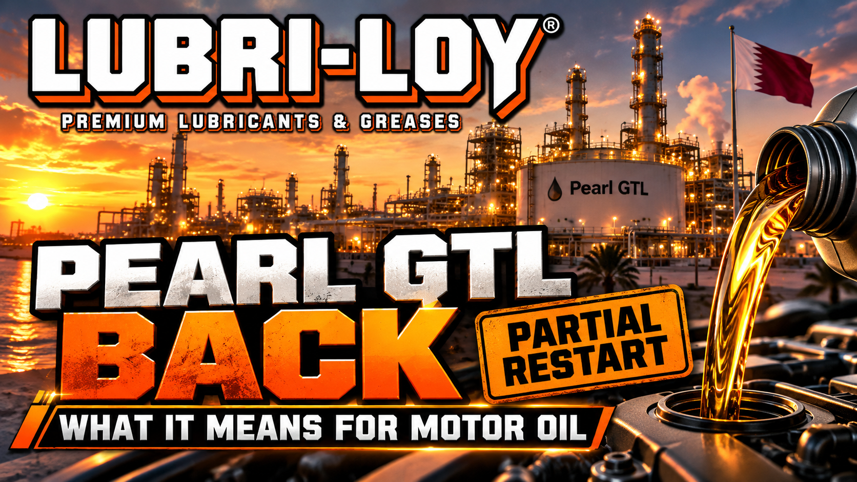 Lubri-Loy Pearl GTL partial restart editorial illustration