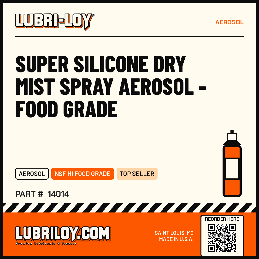 Super Silicone Dry Mist Spray Aerosol - Food Grade product card