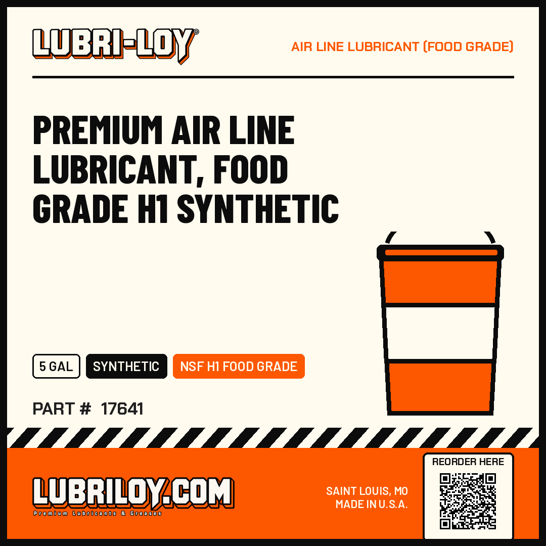 Premium Air Line Lubricant Food Grade H1 Synthetic product card