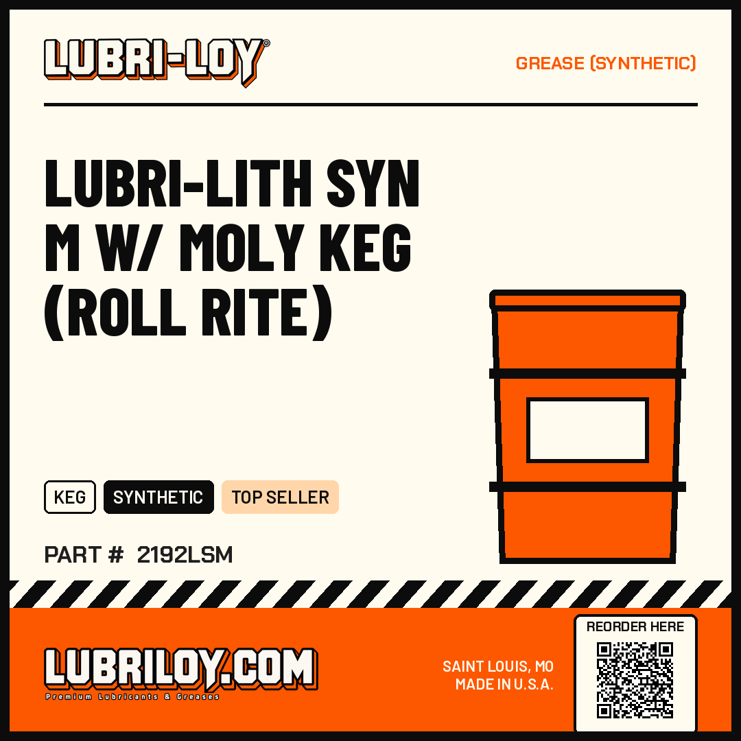 Lubri-Lith Syn M w/ Moly Keg Roll Rite product card