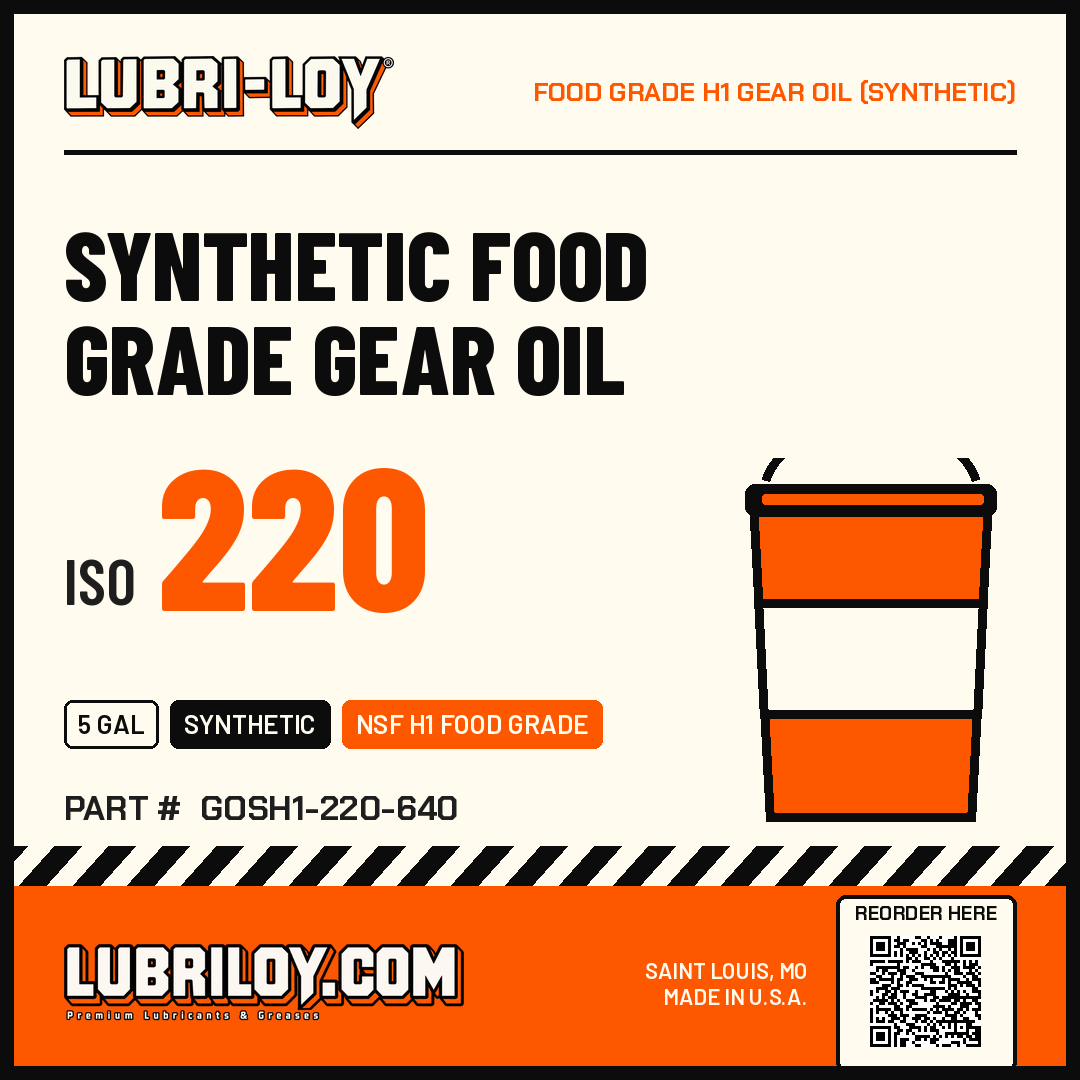 Synthetic Food Grade Gear Oil ISO 220 product card