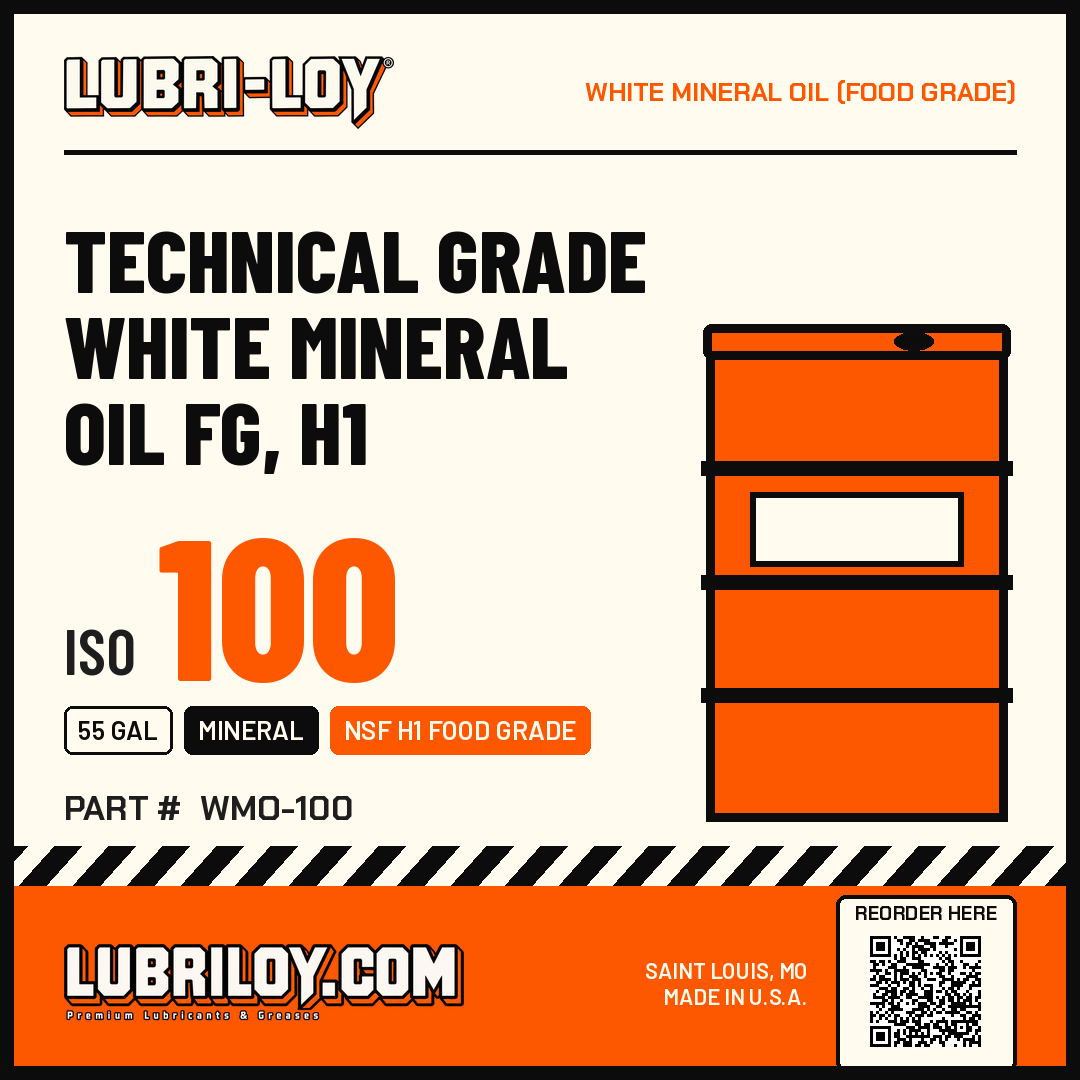 Technical Grade White Mineral Oil FG H1 ISO 100 product card